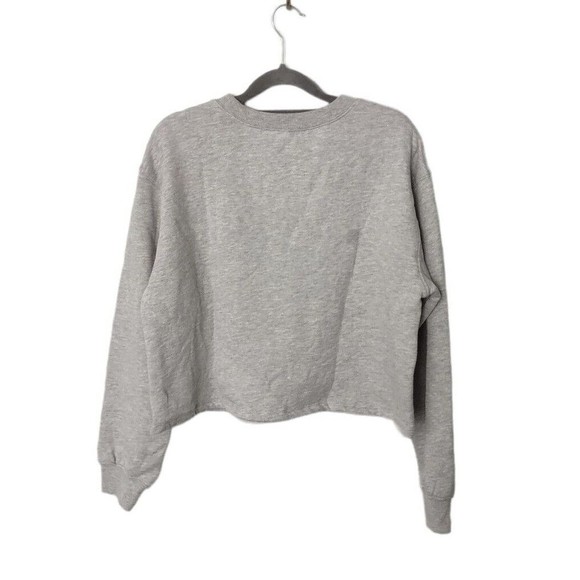 Friends Cropped Sweatshirt Womens Medium Kohls Gray - Picture 6 of 6